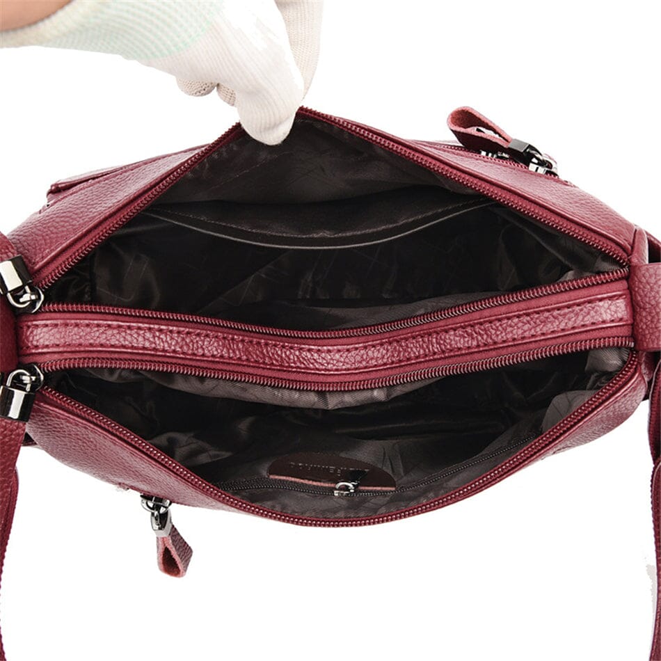 Evangeline - Designer Multi-Layer Crossbody Axelväska