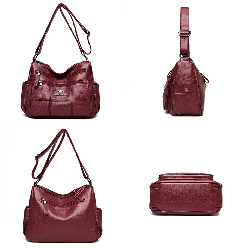 Evangeline - Designer Multi-Layer Crossbody Axelväska
