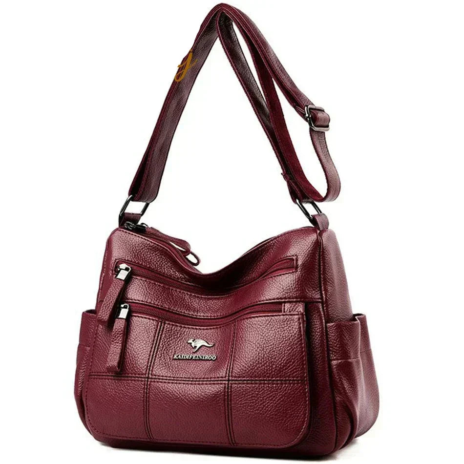 Evangeline - Designer Multi-Layer Crossbody Axelväska