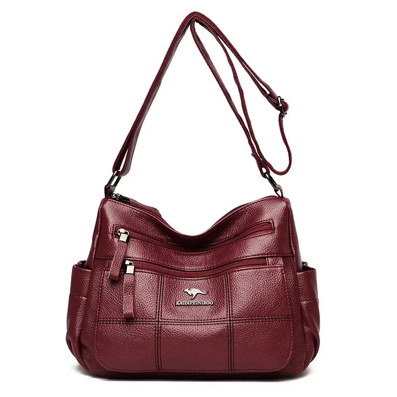 Evangeline - Designer Multi-Layer Crossbody Axelväska