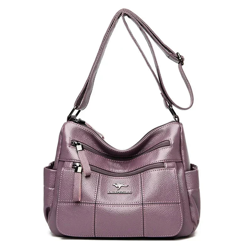 Evangeline - Designer Multi-Layer Crossbody Axelväska