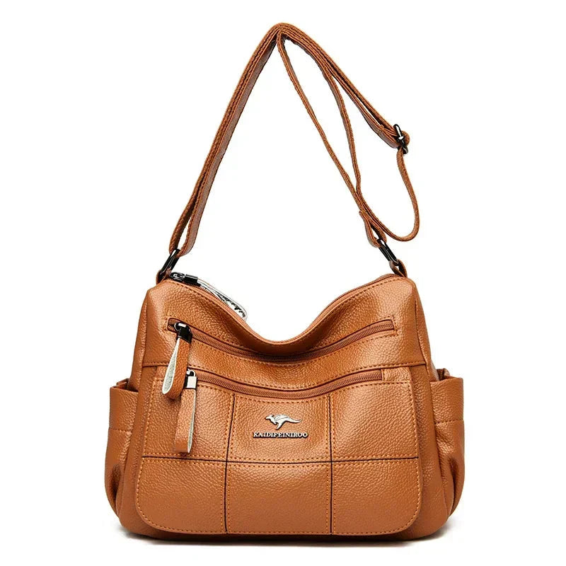 Evangeline - Designer Multi-Layer Crossbody Axelväska