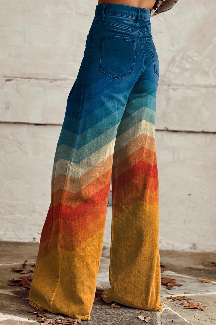 Marina Byxor med vida ben Kollektion | Snygga Boho Vintage Byxor för en Tidlös Look