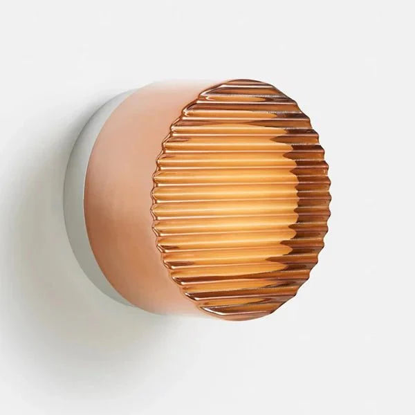 Cristallin Modern Rund Vägglampa