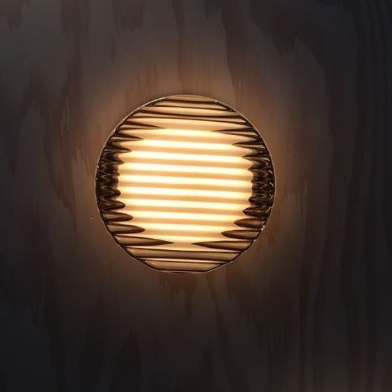 Cristallin Modern Rund Vägglampa