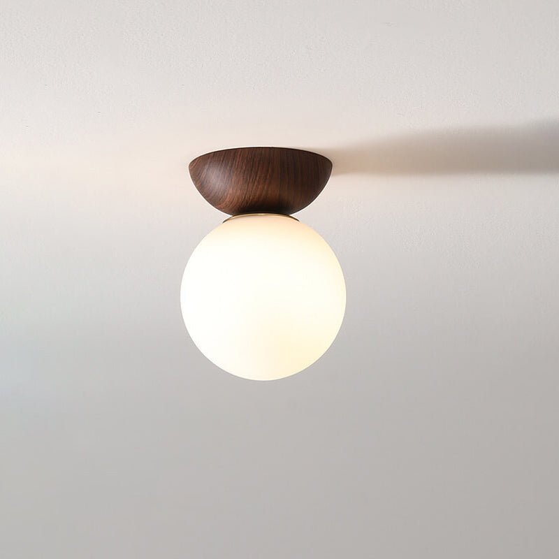 Glowara Log Japansk Taklampa