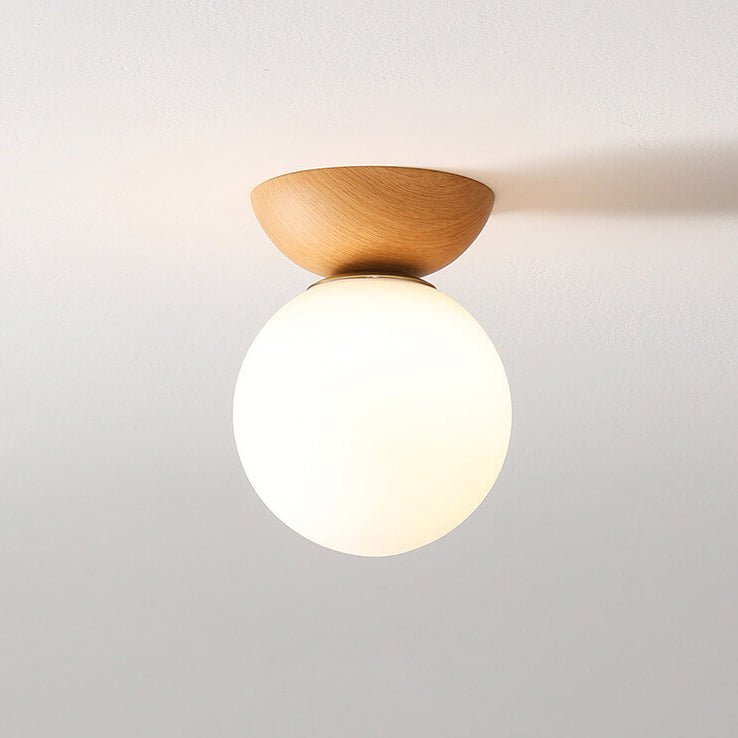 Glowara Log Japansk Taklampa