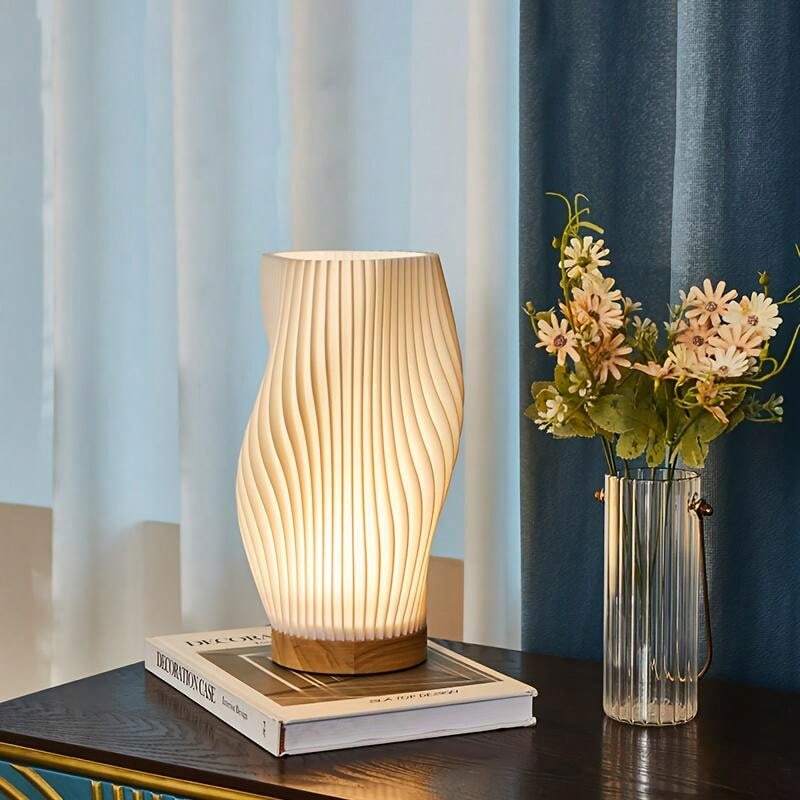 Incandia Vågformad Bordslampa