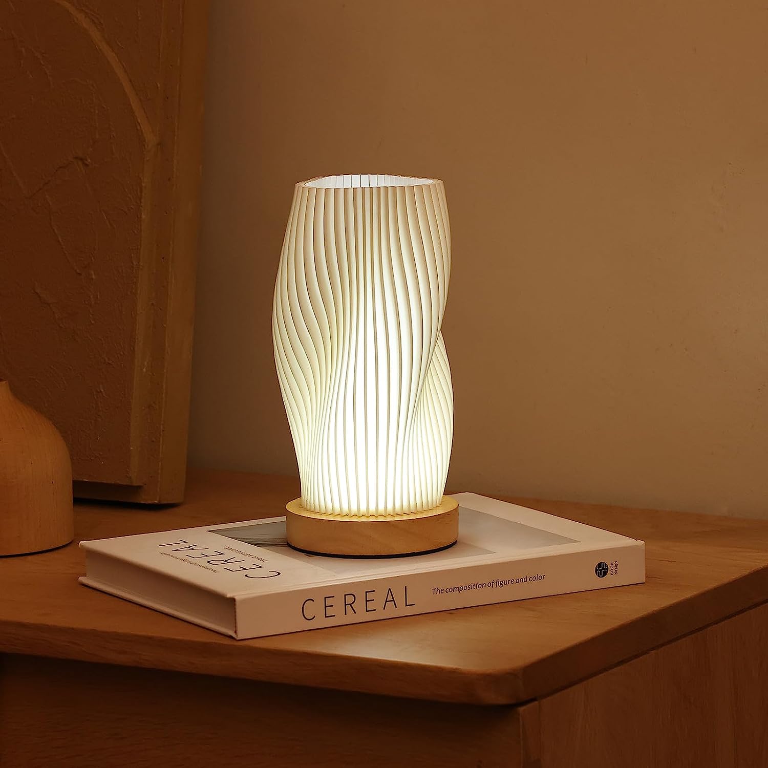 Incandia Vågformad Bordslampa