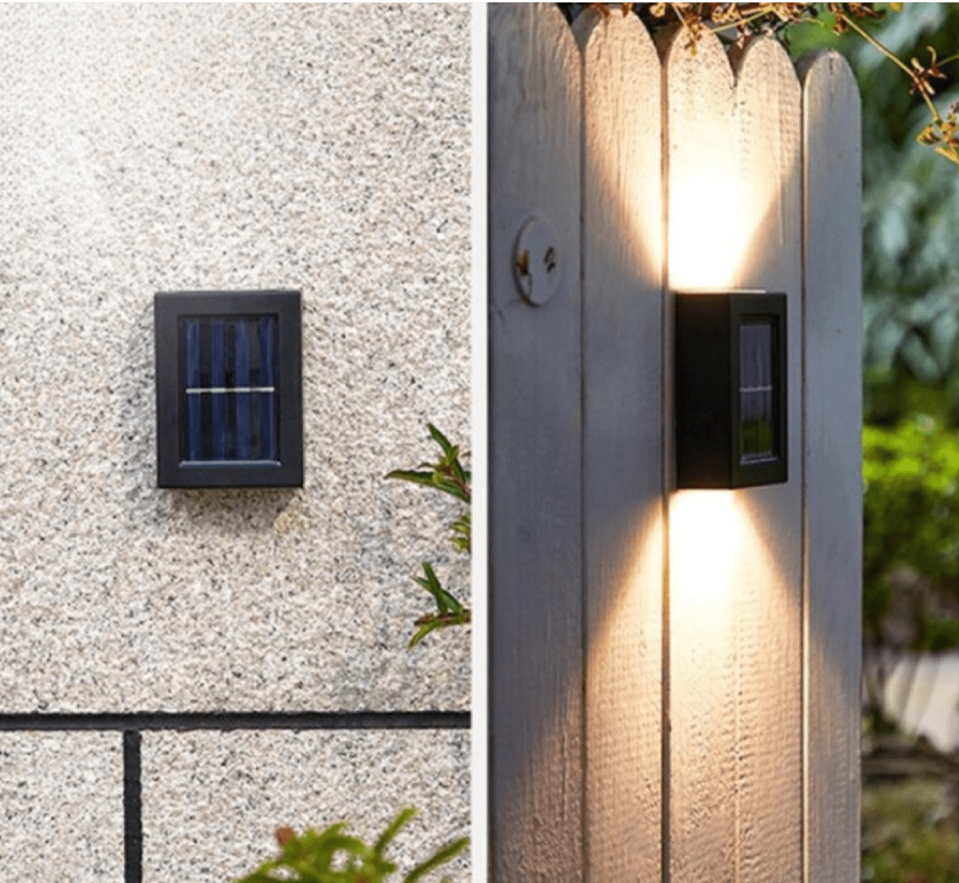 Lightburst Solenergi LED Utomhusvägglampa