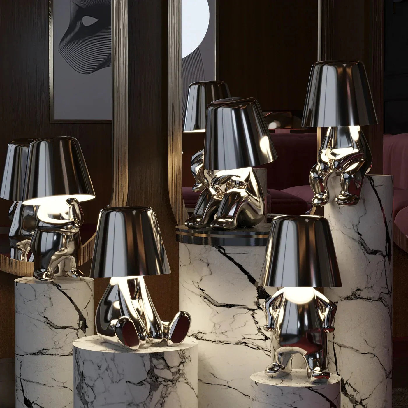 Solara Figurine Bordslampa