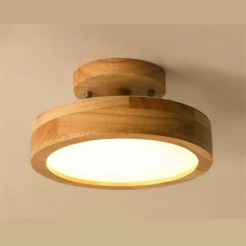 WoodLight Skandinavisk Trä Taklampa