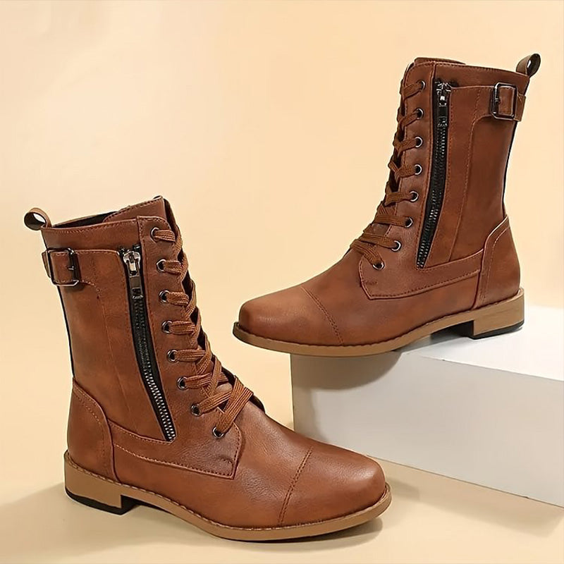 Bella | Stiliga Dragkedje Boots