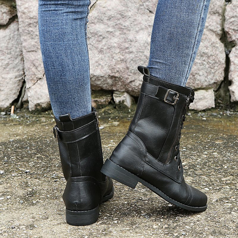 Bella | Stiliga Dragkedje Boots