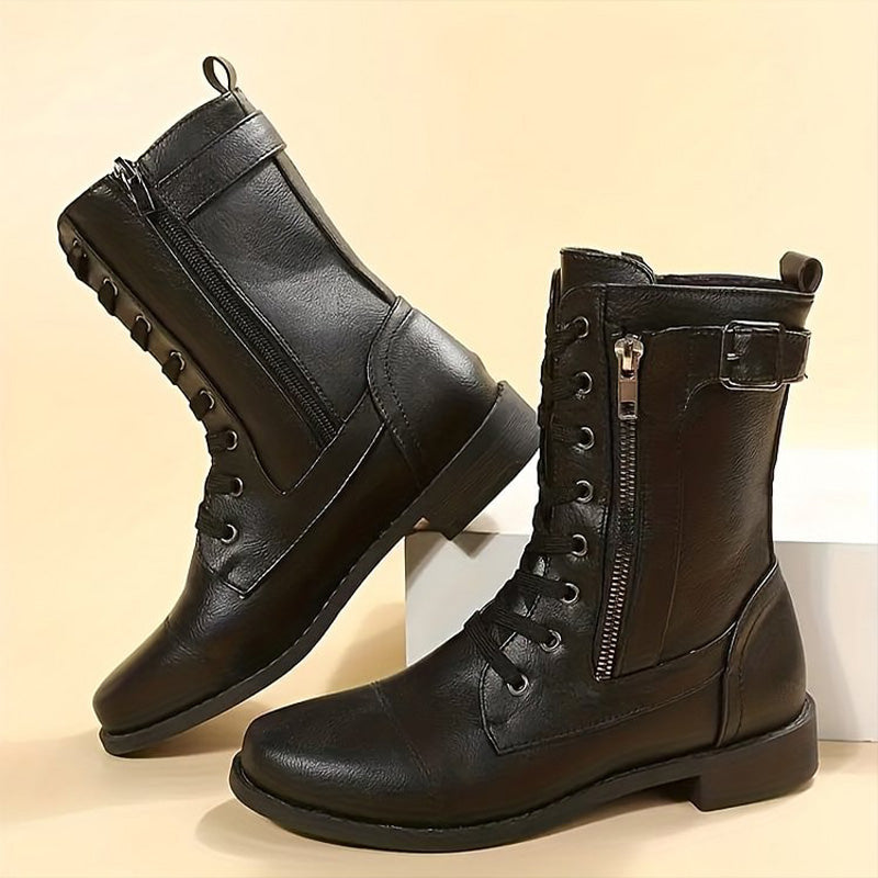 Bella | Stiliga Dragkedje Boots