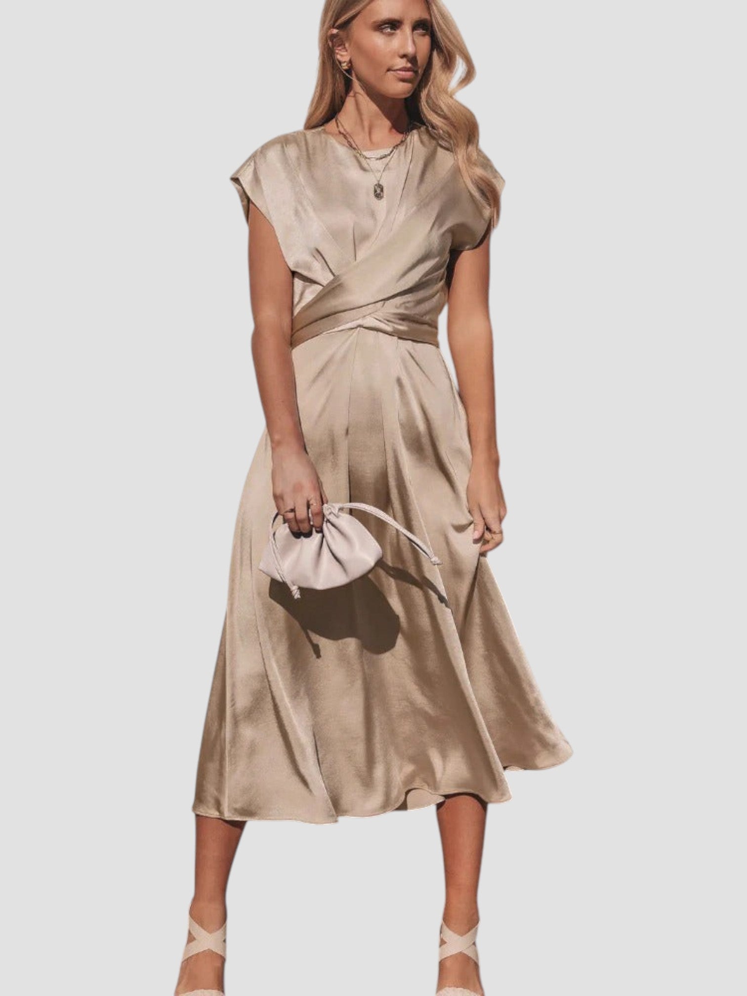 Leanna | Elegant Midi Klänning